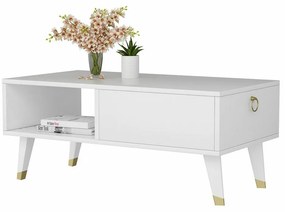 Măsuță de conferință Delux White