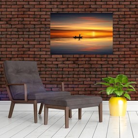 Tablou - cu barca (90x60 cm)