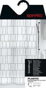 Perdea de duș 180x200 cm Construct – Spirella