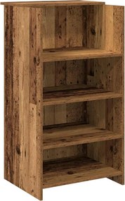 vidaXL Birou de recepție Lemn vechi 55x50x103,5 cm Lemn prelucrat