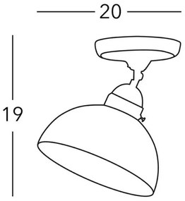 Spot Kolarz 731.10.53 NONNA 1xE27/75W/230V