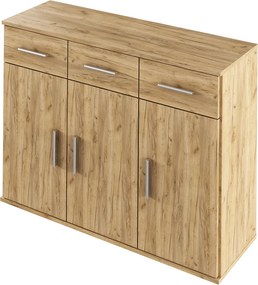 Comoda RESITA TYP 3, stejar artisan, DTD laminat, 105x35x80 cm