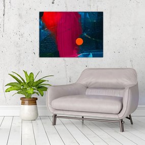 Tablou pe sticlă culorii (70x50 cm)