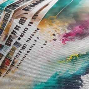 Tablou - Acuarelă mare (120x50 cm)