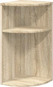 vidaXL Masă laterală Stejar Sonoma 29,6 x 29,6 x 60 cm Lemn compozit