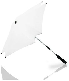 Umbreluta de soare ajustabila cu protectie solara UV 50+, pentru carucior bebelusi, alb, Bexa