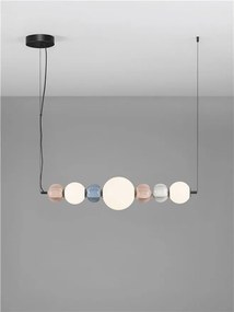 Lustra LED cu ceramica multicolora DAZZ