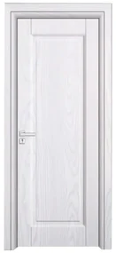 Usa Interior din MDF Novo Doors ND83 LUX PREMIUM, Cadru din Lemn Masiv, KIT COMPLET, Toc Reglabil de 10 CM INCLUS, Plinta pe Ambele Parti (Culoare: