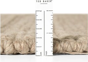 Covor bej țesut manual din lână 160x230 cm Camden Parker – Ted Baker