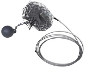 Perie Rotundă pentru Curățat Coșul de Fum Diametru 20 cm