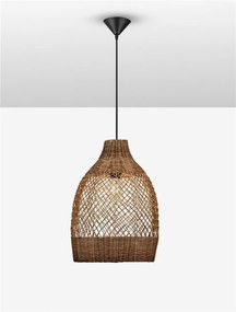 Lustra/Pendul ratan design natural SOLITA maro