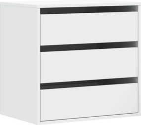 vidaXL Dulap colț cu sertare alb 60x41x58 cm lemn prelucrat