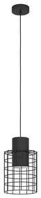 Lustră pe cablu MILLIGAN 1xE27/40W/230V d. 20 cm neagră Eglo 43625