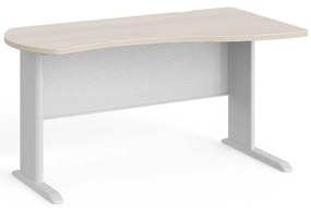 Birou de colt Manager 140 x 80 cm, dreapta, salcâm deschis