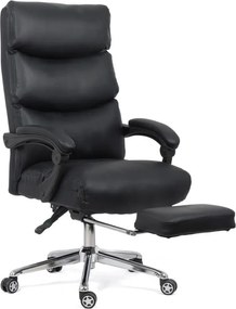 Scaun directorial cu suport picioare retractabil OFF 422 negru
