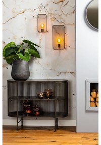 Comodă neagră din metal 100x80 cm Yinthe – Light &amp; Living