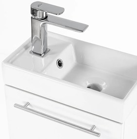 Mobilier de baie fantastic Melanie cu oglindă, alb