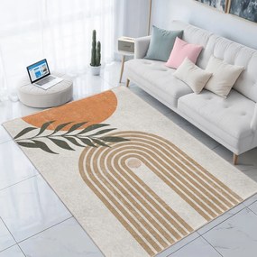 Covor crem lavabil 120x180 cm Dot Arch – Mila Home