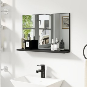Kleankin Oglindă Baie Modernă 60x40 Alb | Aosom Romania