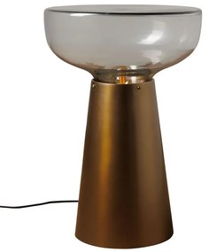 Masuta laterala iluminata, din metal si sticla, Marvela