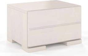 Noptieră lemn masiv TerraCraft 1 Sertar Fag, 40 × 34 × 25 cm - Palisander