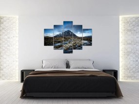 Tablou cu munții și tigrul (150x105 cm)