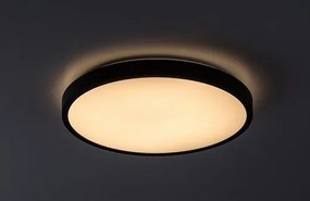 Plafoniera pentru baie, Protectie IP44 Alenzo D-42cm negru, alb