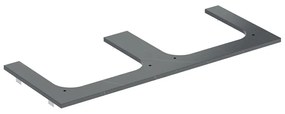 Blat pentru lavoar Geberit One cu decupaj dublu 120 cm tip marmura neagra