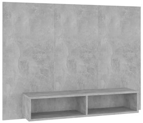 Comoda TV de perete, gri beton, 120x23,5x90 cm, PAL 1, Gri beton