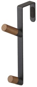 Cuier de ușă negru-natural din metal 1,5 cm Tower – YAMAZAKI