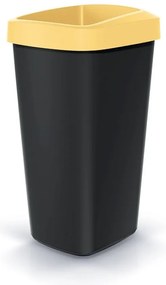 Set pubele pentru deseuri sortate, patrate, 4 x 25 l, colorate