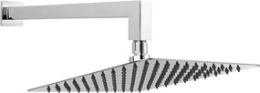 Palarie si brat de dus Ferro Slimline 250x250 mm crom lucios