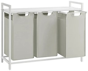 Coș pentru rufe REX, alb