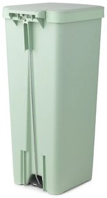 Coș cu pedală Brabantia StepUp 1005558, 40 L, Materiale ecologice, Deschidere mare, Verde deschis