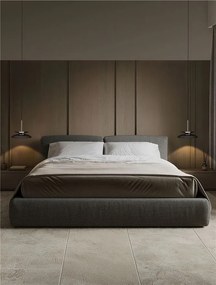 Lustra LED design ambiental Esti fumuriu 23cm