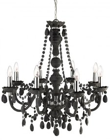 Candelabru stil clasic Marie Therese 8L gri inchis 8888-8GY SRT
