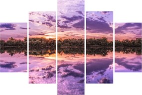 Tablou cu cerul violet (150x105 cm)