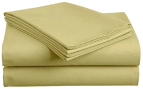 Cearsaf din bumbac LUX galben 140x240 cm