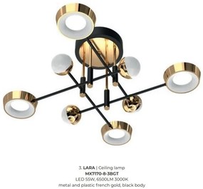 Lustra LED aplicata design modern LARA