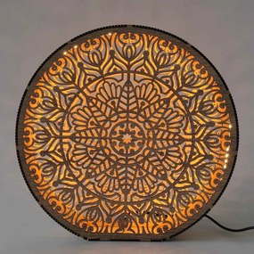 SENTOP | Lampă decorativă din lemn cu mandală | LYLI