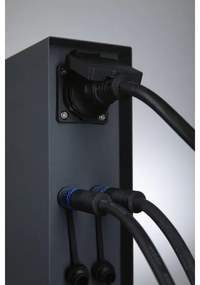 Paulmann 94700 - Stâlp exterior priză RIO 2Z SCHUKO 230V IP44