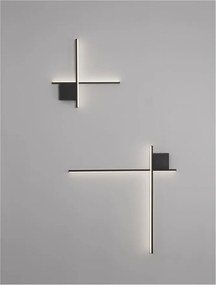 Aplica de perete cu lumina ambientala LED Cross 50cm