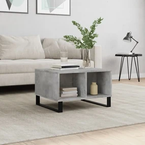 830552 vidaXL Măsuță de cafea, gri beton, 60x50x36,5 cm, lemn compozit