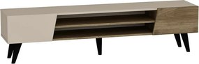Măsuță TV Clark Walnut and Beige