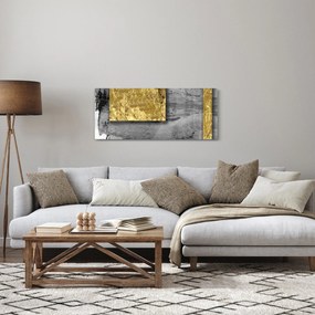 Tablou - Pătrate de aur N⁰2 (120x50 cm)