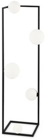 Lampadar LED Ideal Lux ANGOLO 5xG9/3W/230V negru