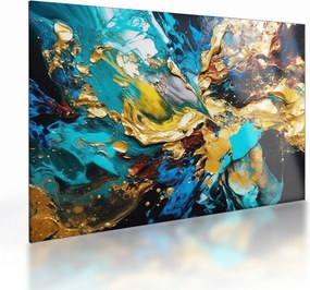 Tablou pe sticlă - Pictură în ulei texturată (70x50 cm)