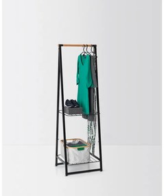 Suport multifunctional pentru haine Brabantia Linn 1000814, Otel, Negru