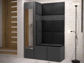 Mobilier hol Tovenaz X (grafit) (cu oglindă). 1104780