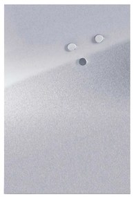 Tabla magnetica din inox, Argintiu, 60x40 cm, Zeller